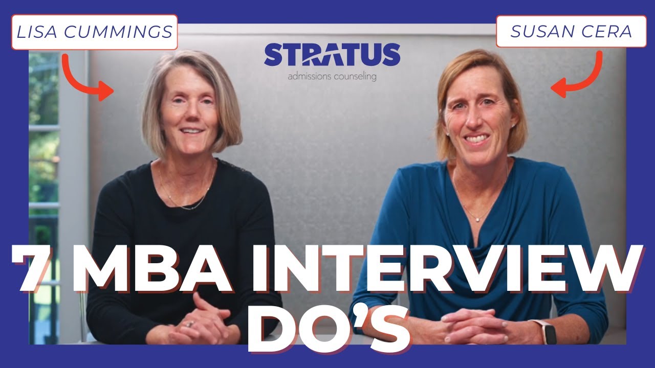 Our Top 7 MBA Interview Tips