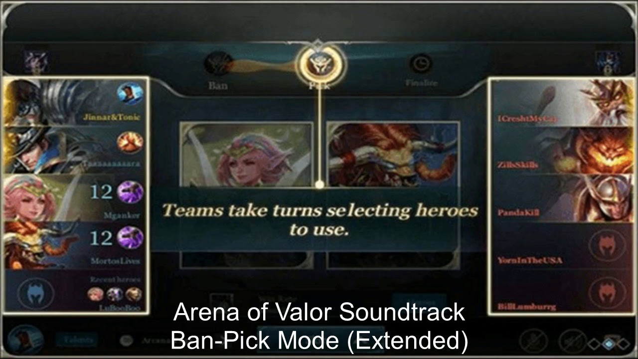 Arena of Valor Soundtrack - Ban Pick Mode (Extended)