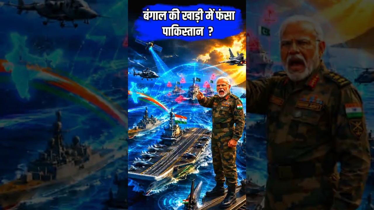 बंगाल की खाड़ी में फंसा पाकिस्तान ? 🤯 | How Indian Navy Trapped Pakistan