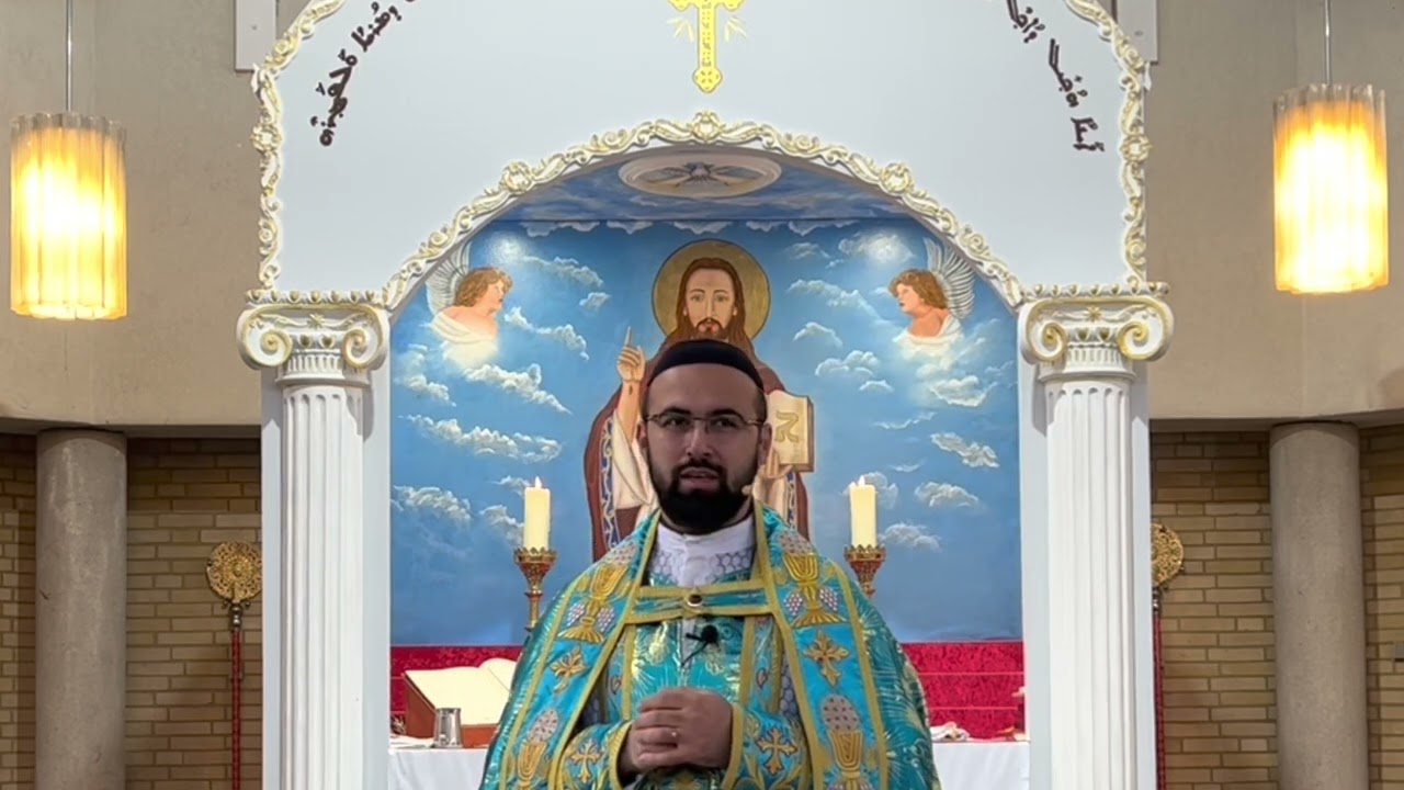 ܚܕ ܒܫܒܐ ܕܩܘܕܫ ܥܕܬܐ. ܒܪ ܡܢ ܐܝܬܝܟ؟ أحد تقديس الكنيسة.ابن من أنت؟ ما هي الوعود الخاصة لكنيستك السريانية