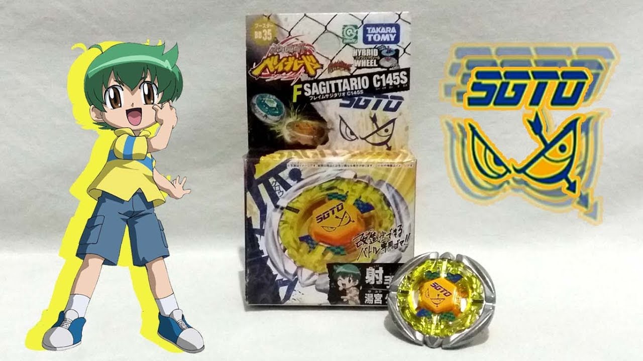 Review & Unboxing Beyblade - Flame Sagittario C145S TAKARA