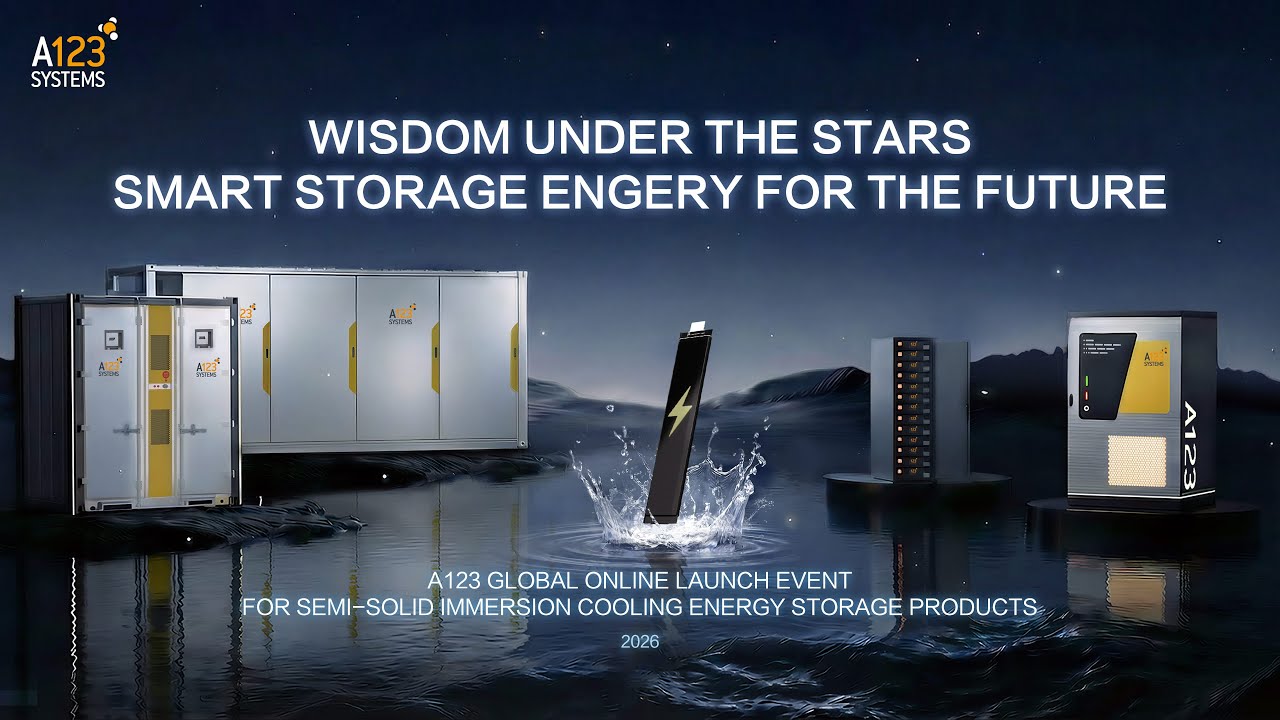 World&rsquo;s First Semi-Solid-State Immersion Energy Storage System | A123 Global Launch Event