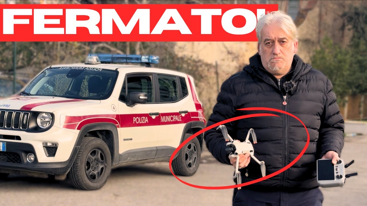 La POLIZIA mi ha FERMATO per il DRONE (chiamati dai vicini) VI RACCONTO TUTTO e VI AIUTO!