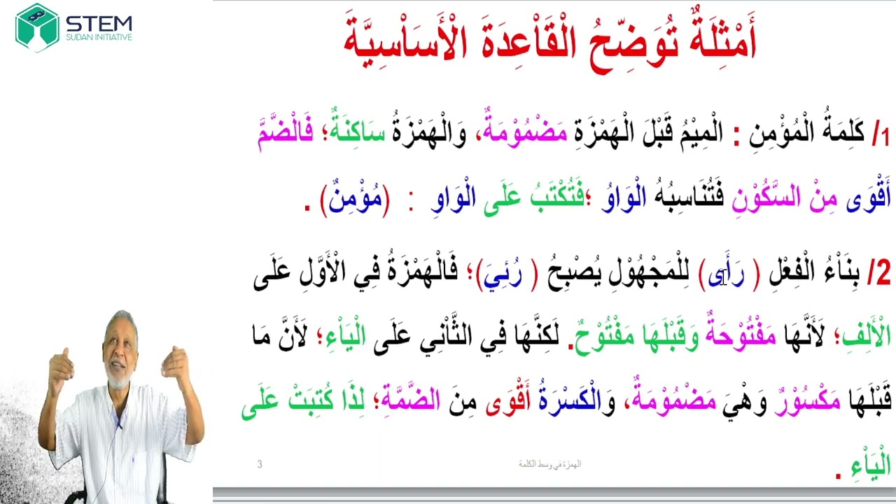 كيف تُكتب الهمزة في وسط الكلمة ؟!