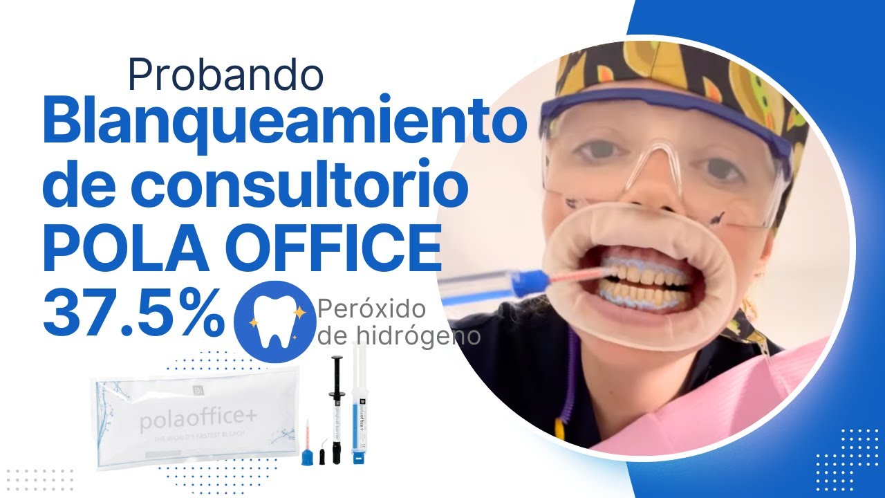 Blanqueamiento de consultorio POLA OFFICE 37.5%  🦷