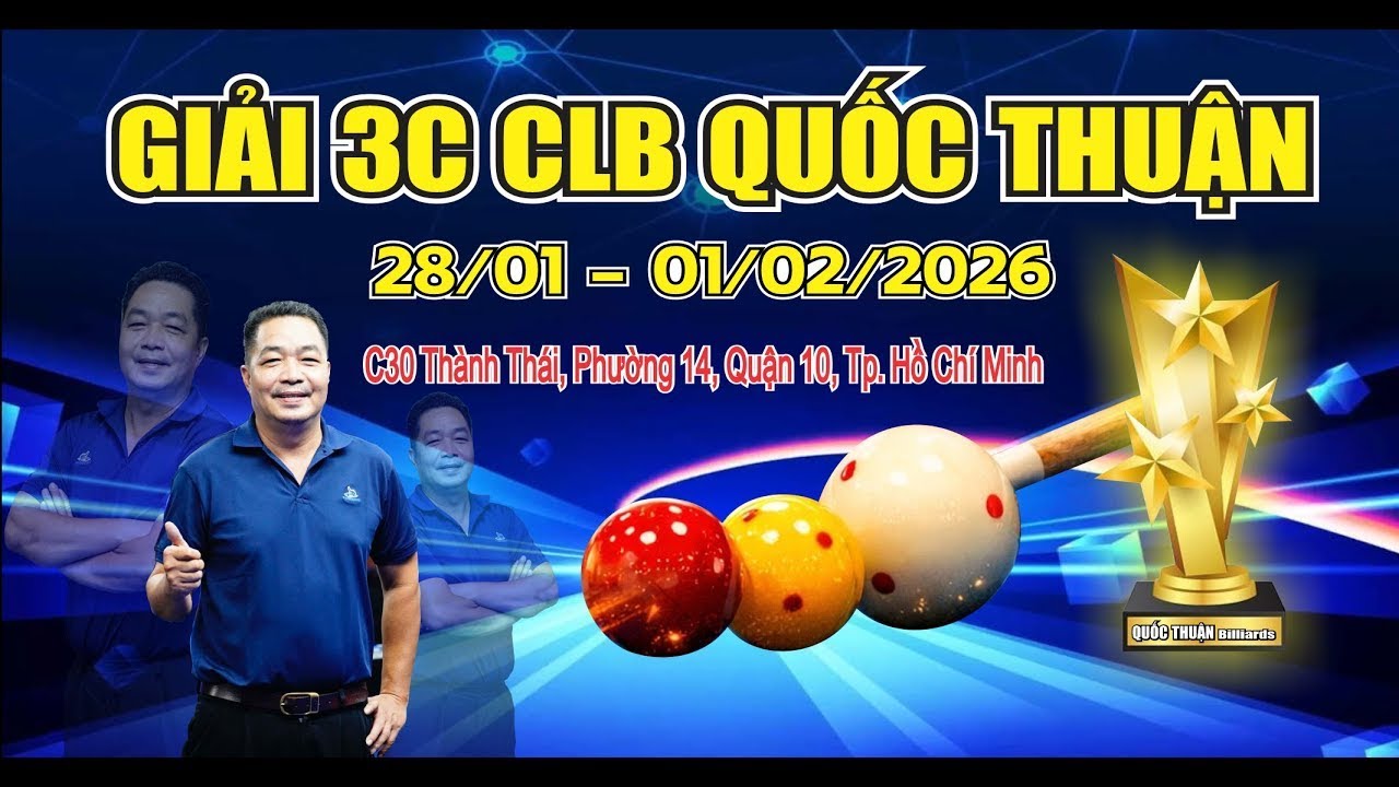 NGỌC CHÂU (HT TQC) VS ĐỨC HIỀN (Đức Hiền)  | GIẢI 3C QUỐC THUẬN MỞ RỘNG 2026