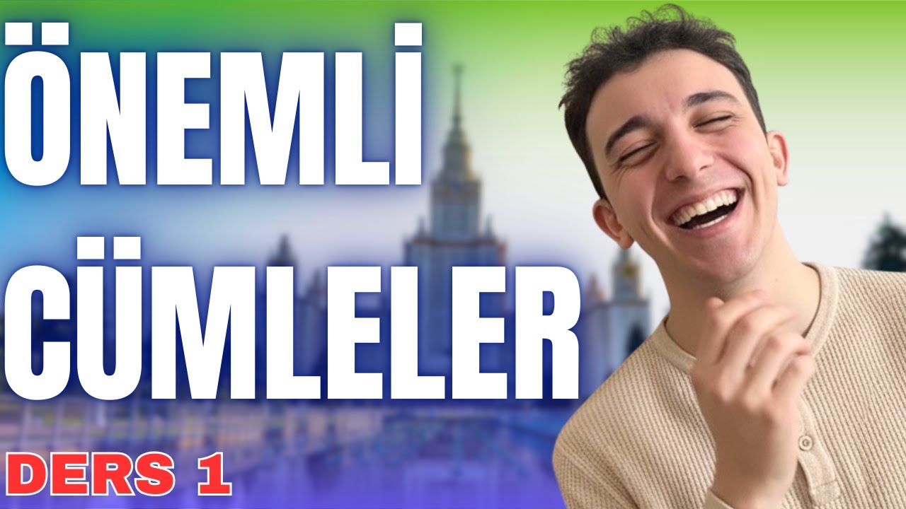 Rus&ccedil;a - Ders 1 | Yeni başlayanlar i&ccedil;in İLK 25 C&Uuml;MLE