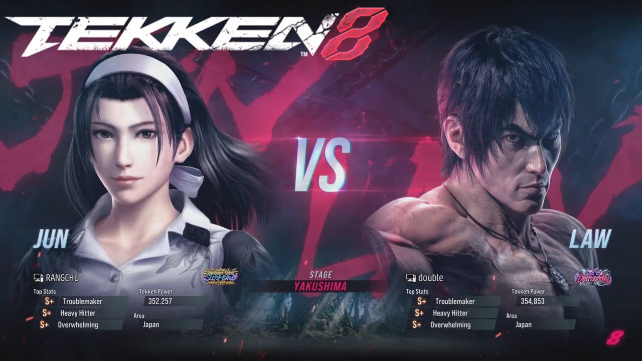 Rangchu (Jun) Vs. Double (Law) - Tekken 8