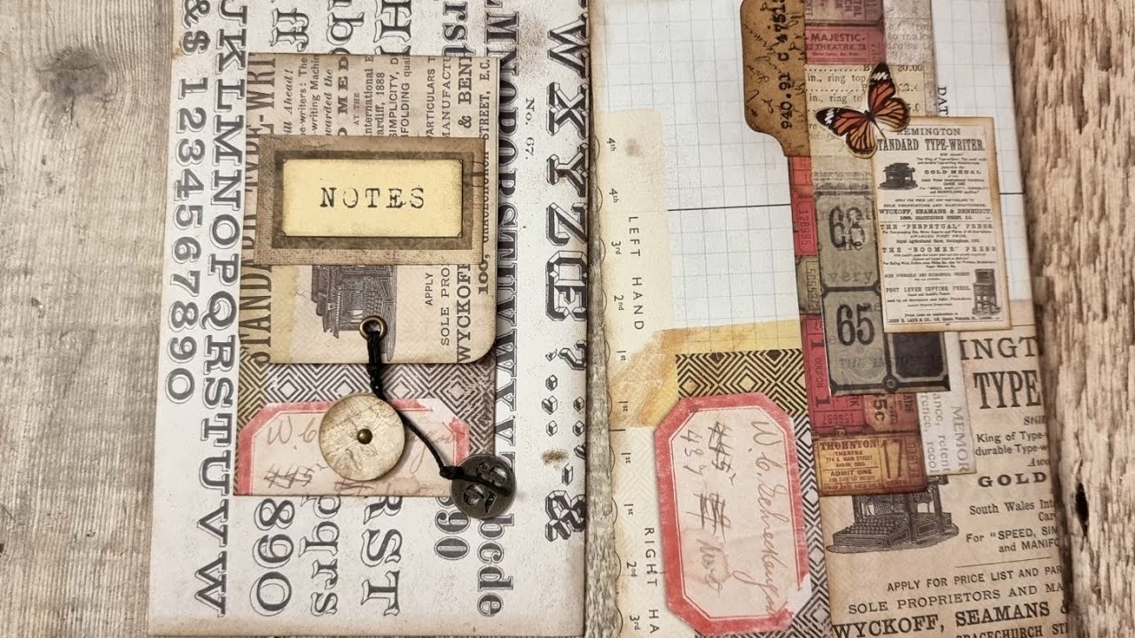 Envelope Pockets - Tim Holtz - Junk Journal