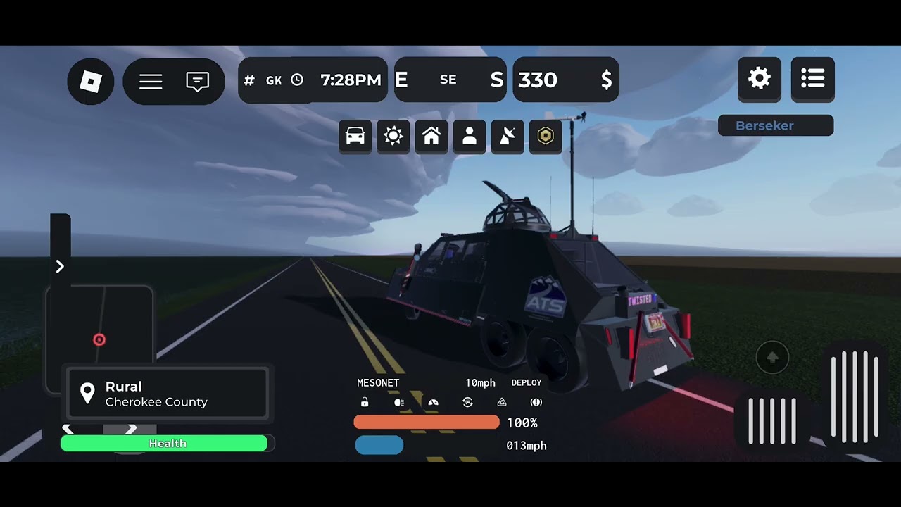 my new biggest tornado! very strong also lol couldn’t get intercept in time | Twisted Roblox