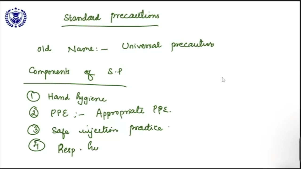 EXPECTED QUESTIONS TO BE ASKED IN INTERVIEW REGARDING INFECTION CONTROL FINAL PART
