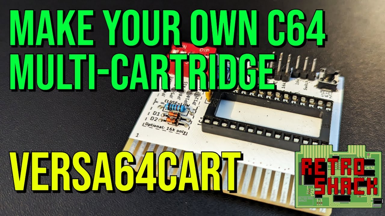 Создайте собственную библиотеку картриджей c64 с помощью решения Versa64Cart для одного или неско...