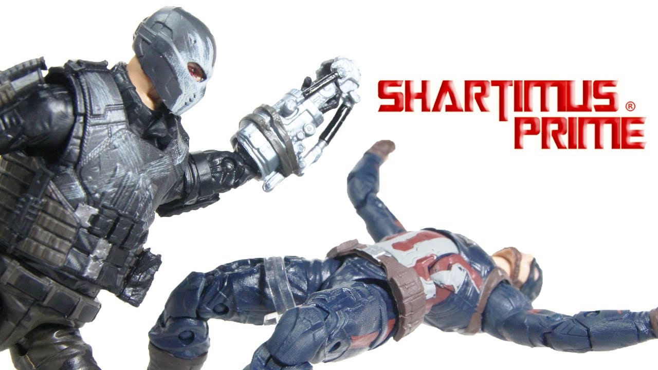 Marvel Legends Crossbones and Captain America First 10 Years Civil War Movie Figure Review