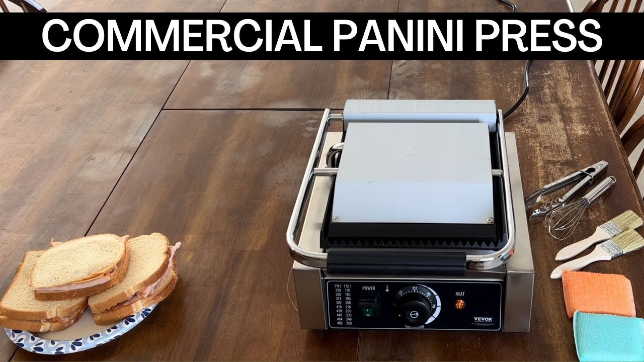 Commercial Panini Grill for Sandwiches and More!