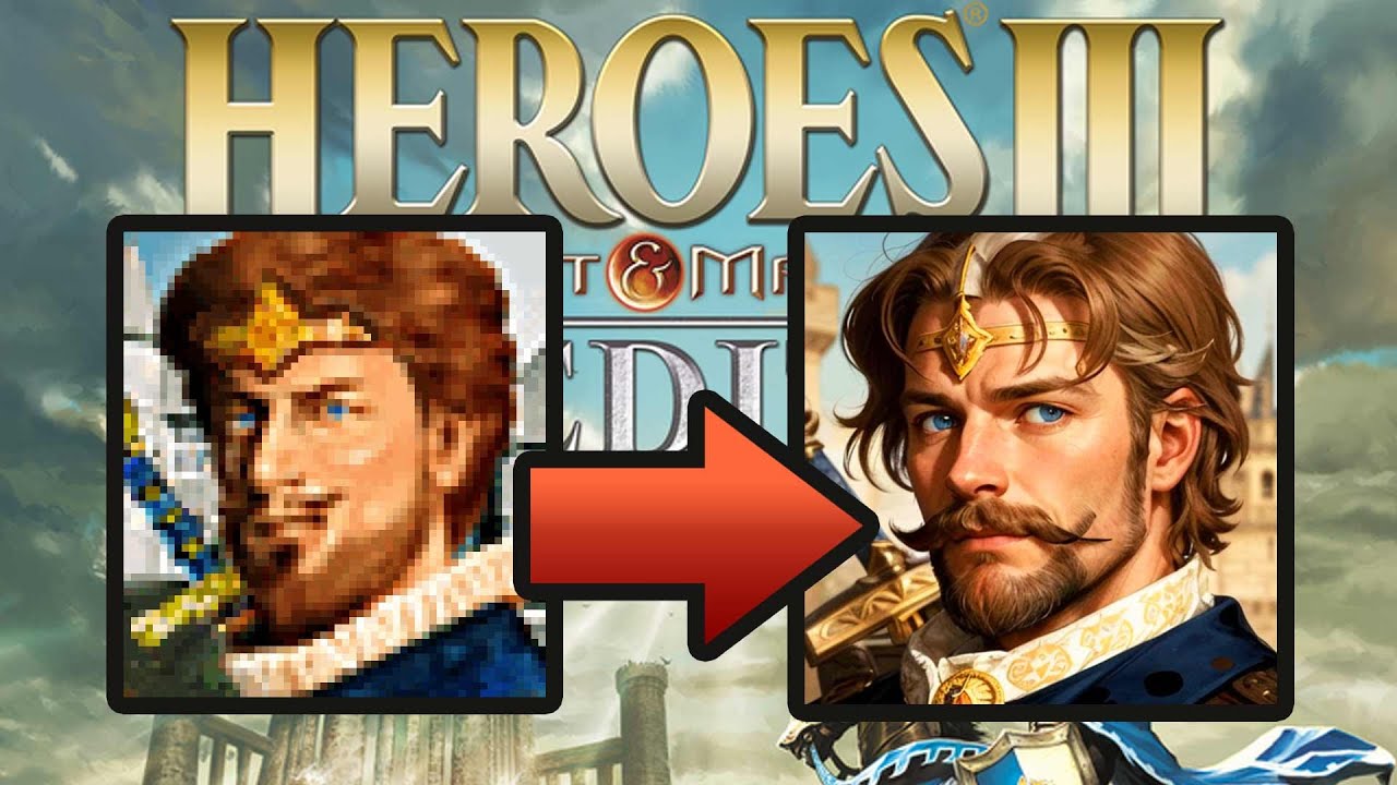 if Heroes 3 characters were drawn in 2024