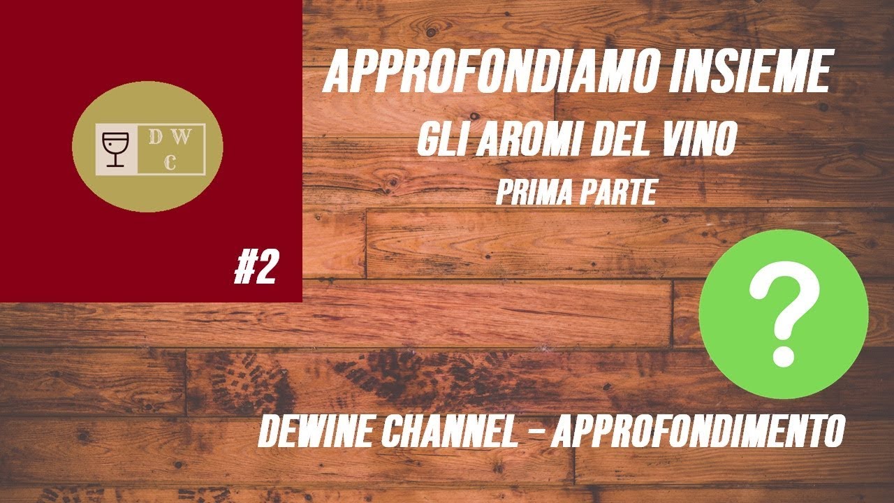 APPROFONDIAMO INSIEME #2 - GLI AROMI DEL VINO (PARTE 1)