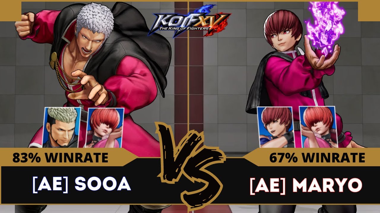 KOFXV👑[A.E] SOOA (Shermie/O.Yashiro/Goenitz) vs [A.E] MARYO(Chris/O.Chris/Shermie)👑KOF Queen - 07/04