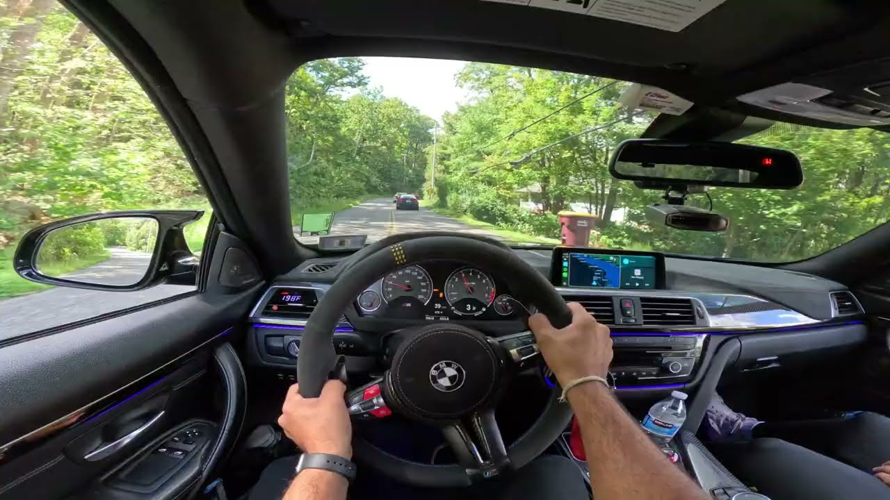 FLYING THRU BACKROADS IN AN E85 F82 M4 *F82 M4's & E92 M3*