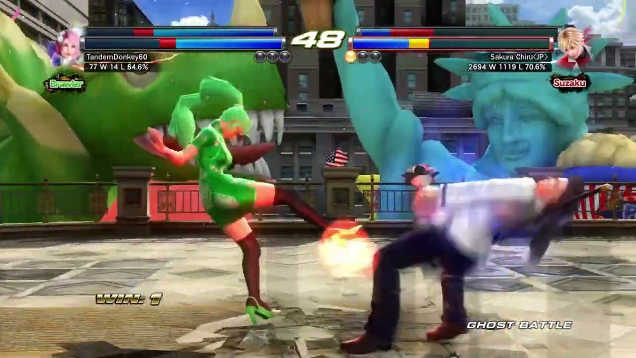 Tekken Tag 2 Alisa (Green Chinese Dress) & Kunimitsu (Grey Outfit)