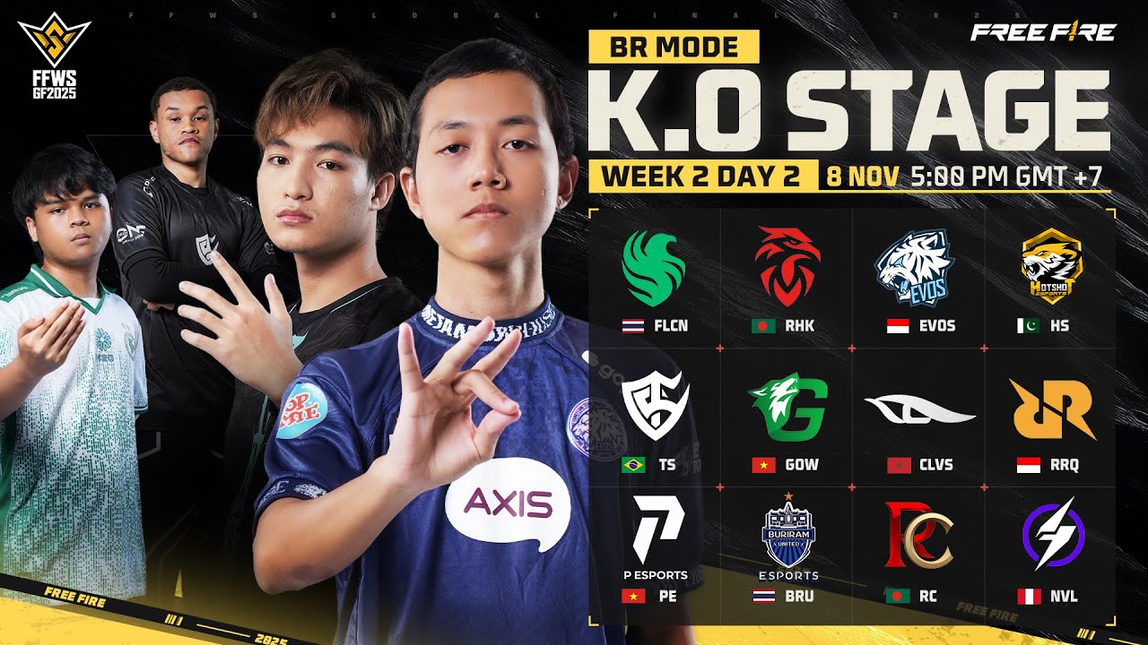 [HI] Knockout Stage - Week 2 Day 2: Group A vs B | FFWS Global Finals 2025