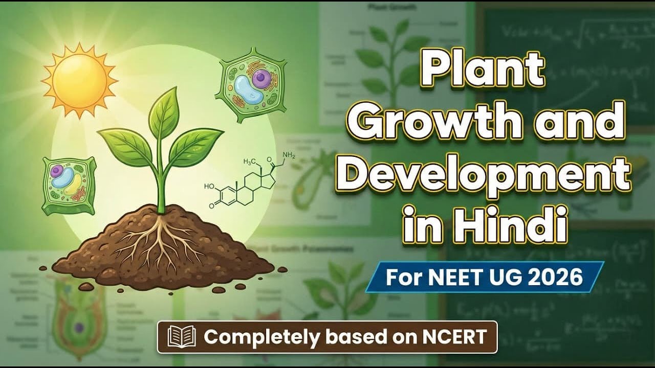 Plant Growth and Development (Quick Shot) for NEET UG 2026 , Animated Revision
