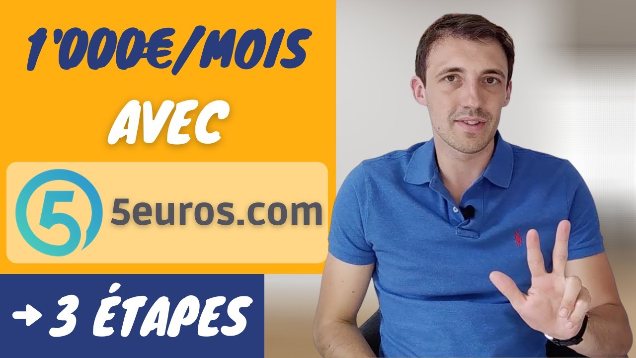 🤑 Comment gagner 1000 euros par mois sur 5euros.com ?