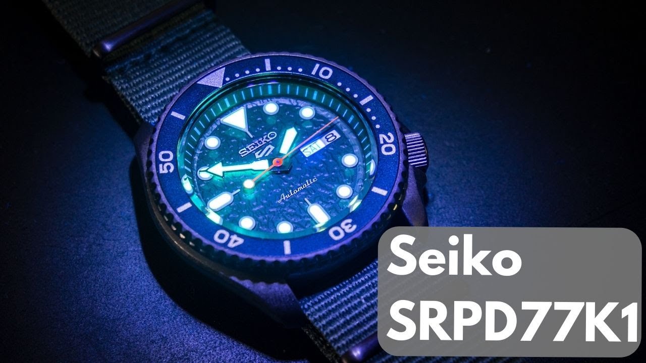 Seiko 5 Sports SRPD77K1 - Обзор Часов
