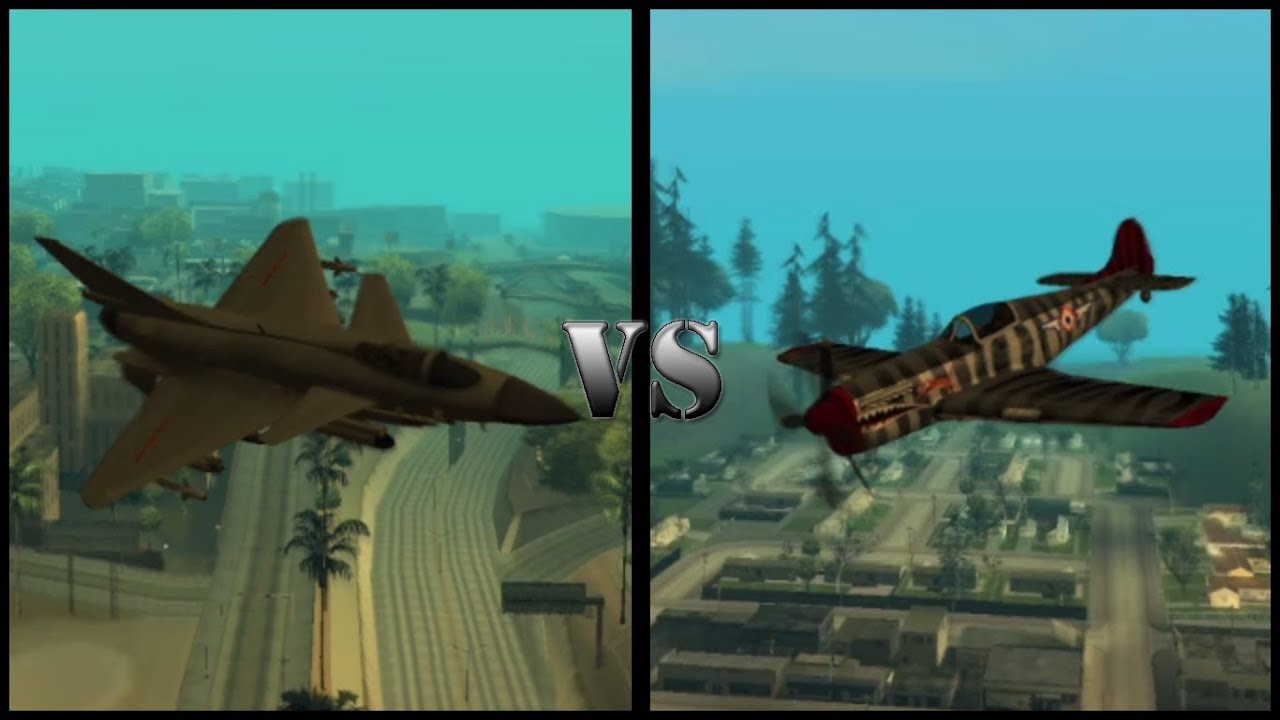 [MOD] GTA San Andreas - Rustler vs Hydra (J-10) Dogfight