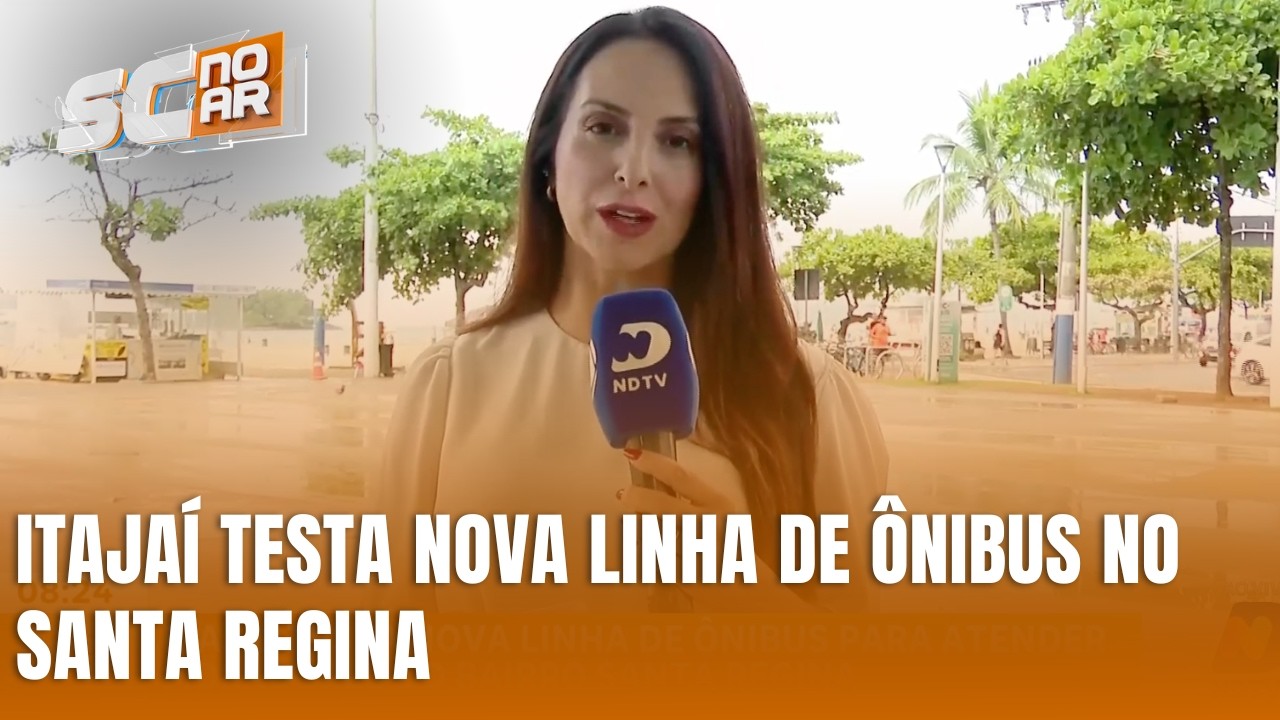 Itajaí testa nova linha de ônibus para atender bairro Santa Regina