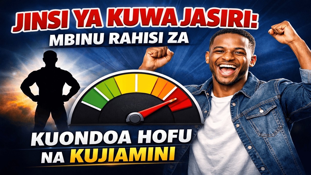 Jinsi ya Kuwa Jasiri: Mbinu Rahisi za Kuondoa Hofu na Kujiamini