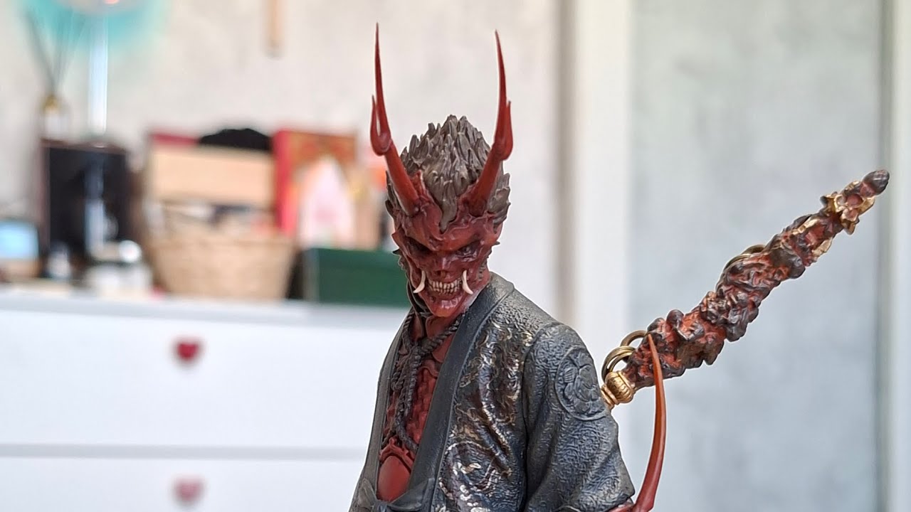 Review figure, model Black Myth Wukong bandai king yaksha ,Обзор фигурки короля якшей фирмы бандай.