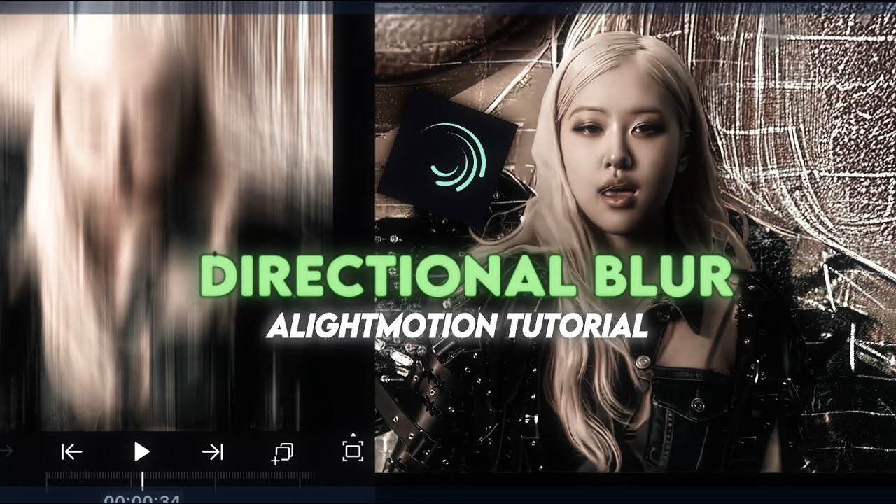Directional blur tutorial on alightmotion 