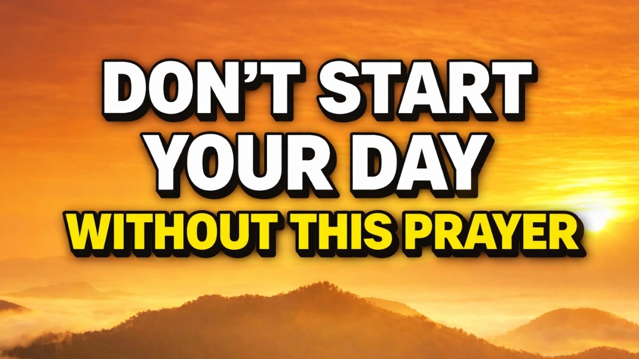 Powerful Morning Prayer Before You Start Your Day  | God Is Turning Things Around in Your Life