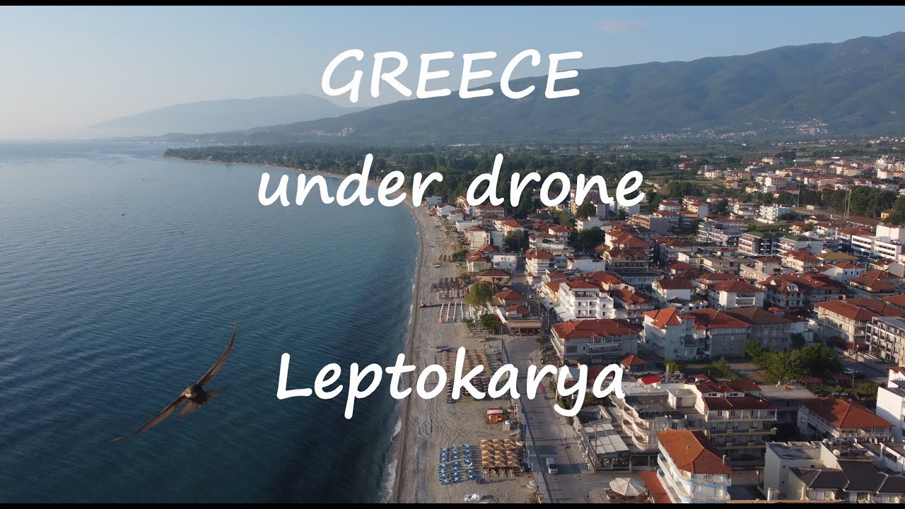 Leptokarya, Pieria Greece with DJI Mini2 @4K (GREECE under drone)(034) #travelgreece #mini2