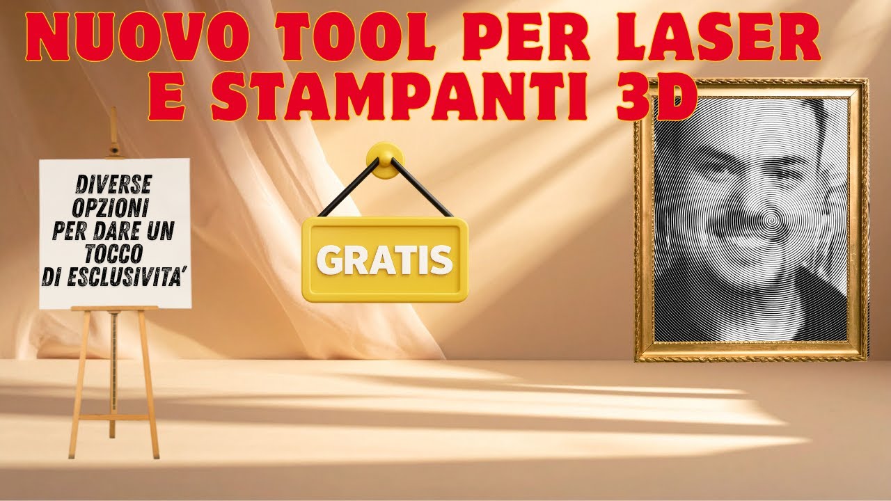 Non sapevi che potevi fare questo con le tue foto | Spirali 3D gratis per LASER e STAMPANTI 3D