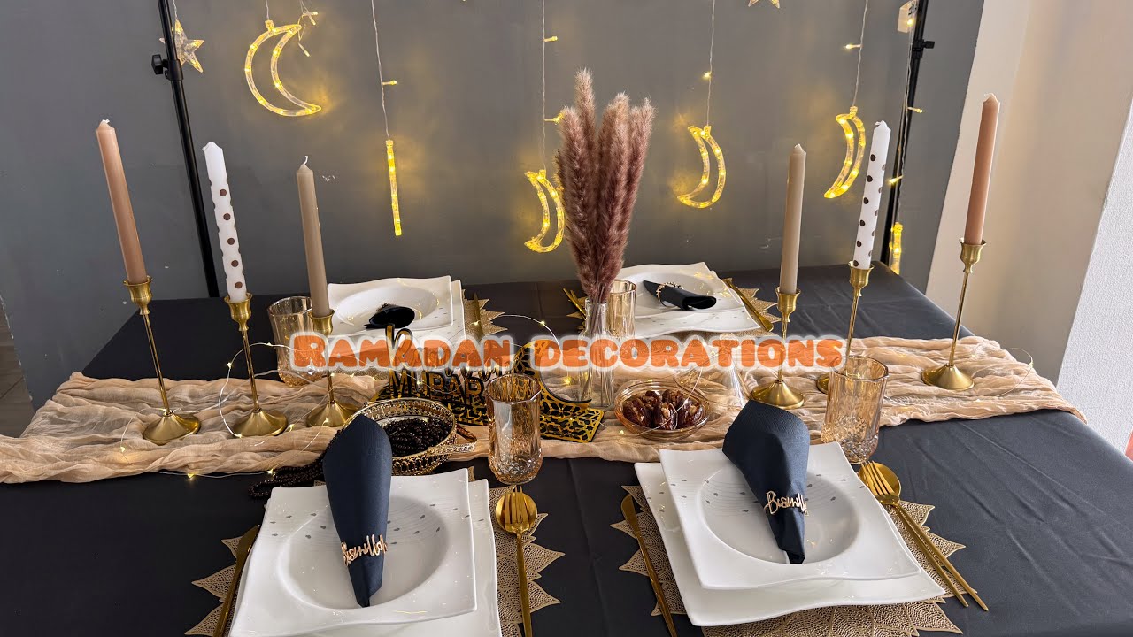Ramadan Iftar Table Decoration|| د روزې د ماښامي میز زینت