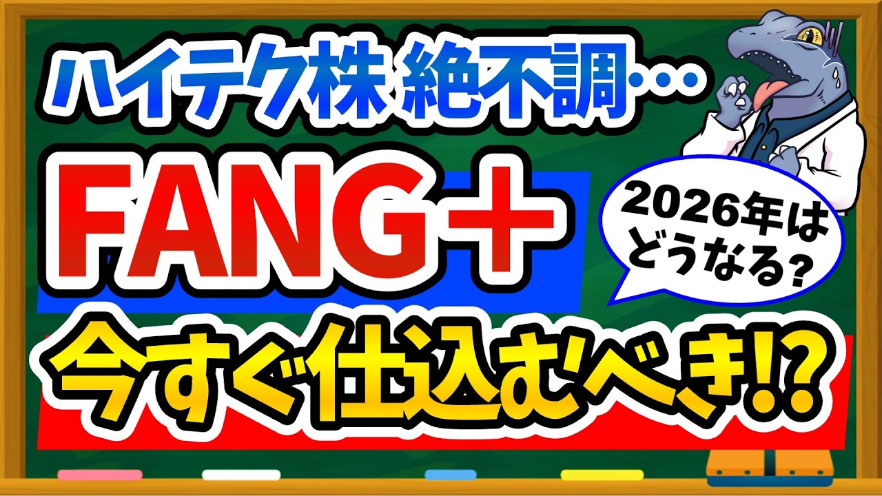 【絶好のチャンス到来？】FANG+もS&P500も伸び悩みの今、新NISAで米国株を仕込むべき人・待つべき人の判断基準を徹底解説します！