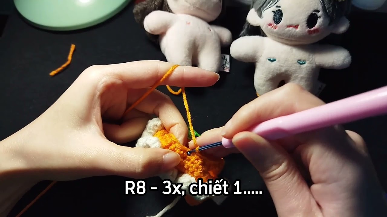 Móc outfit 🍊🌸 cho doll 10cm (1-áo)