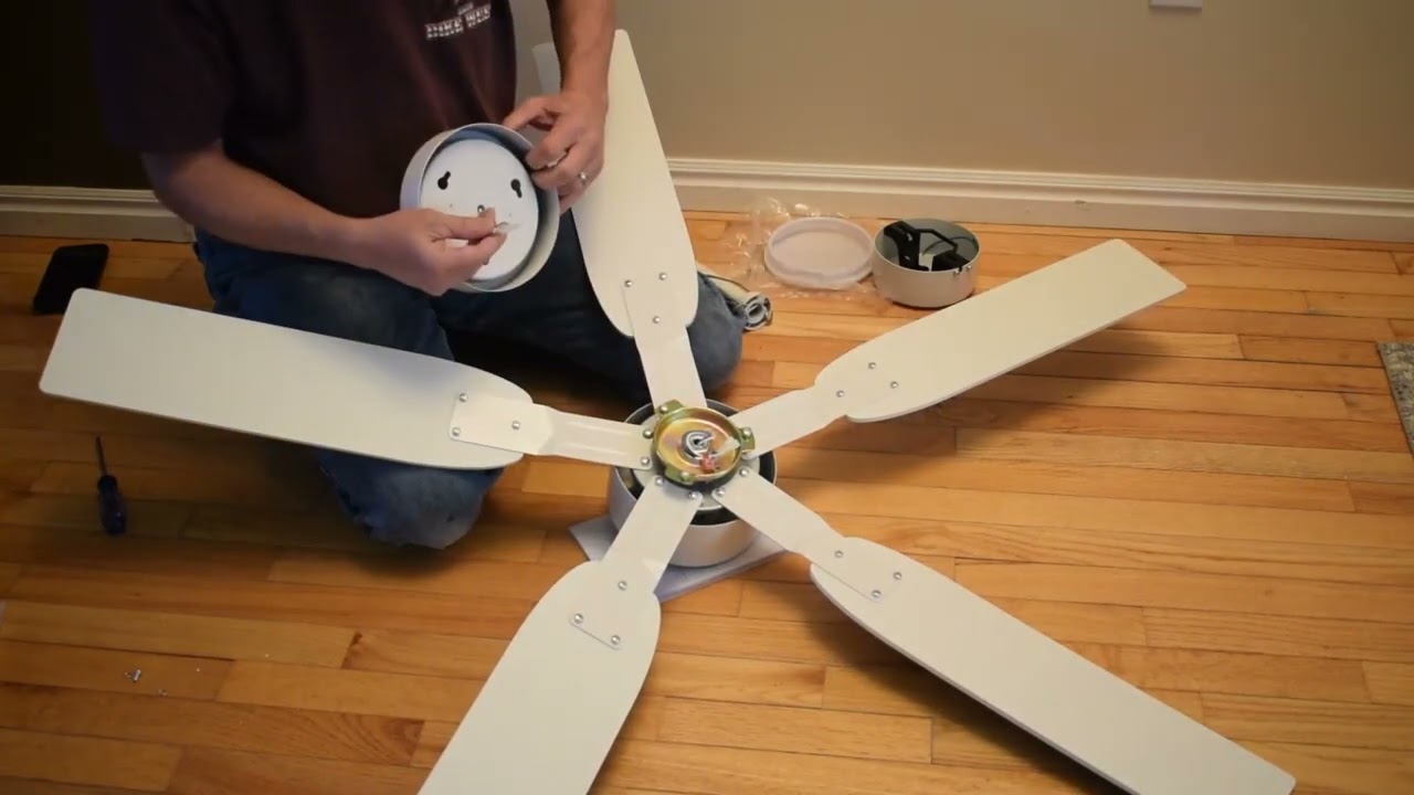 52-дюймовый потолочный вентилятор с подсветкой для спальни, 6 скоростей, реверсивный.