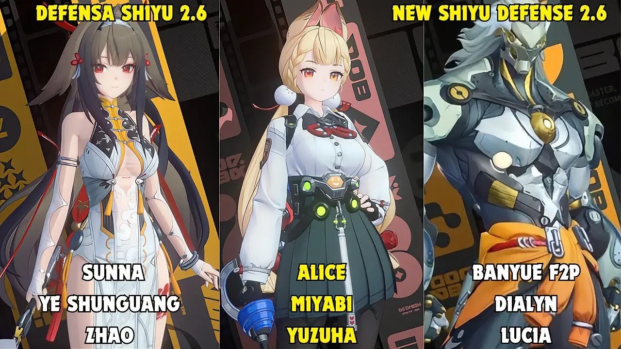 NEW Shiyu Defense 5 S+ / Sunna Ye Shunguang /Alice Anomaly / Banyue Dialyn /Zenless Zone Zero 2.6