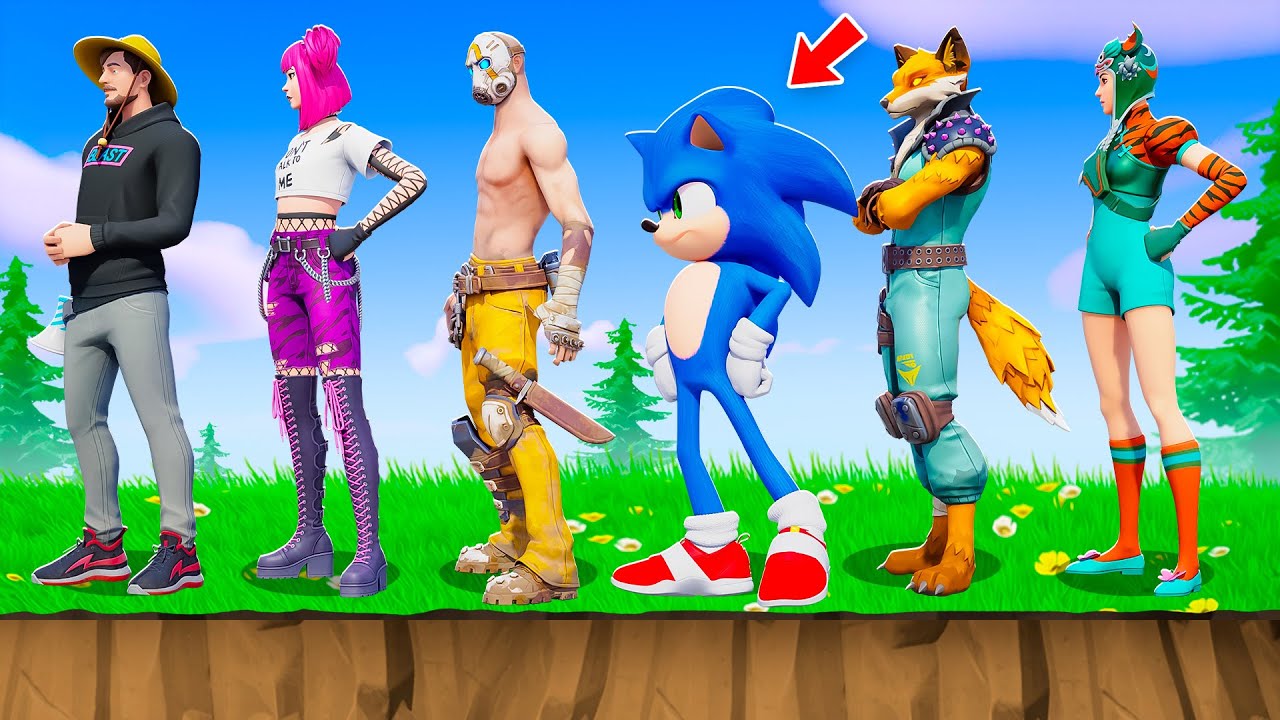 Us&eacute; SKINS de SONIC para hacer TRAMPA en CONCURSO de MODA!