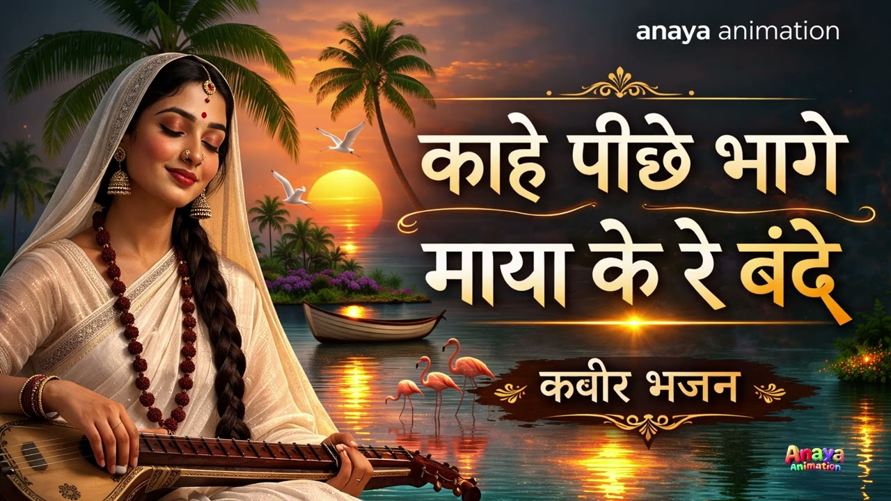 काहे पीछे भागे माया के रे बंदे | कबीर भजन | Kabir Das Ji Bhajan | Nirgun Bhajan  | Anaya Animation