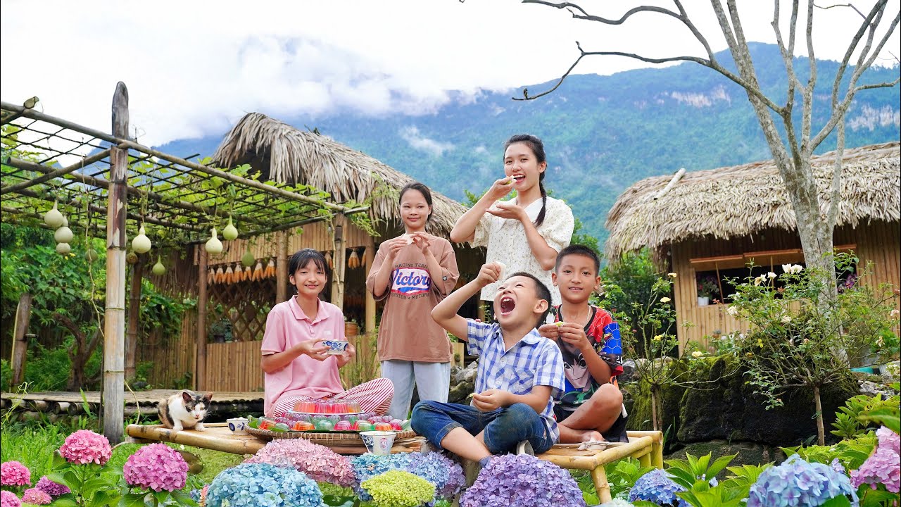 Longan Harvest in the Countryside: Cooking and Sharing with Village Kids