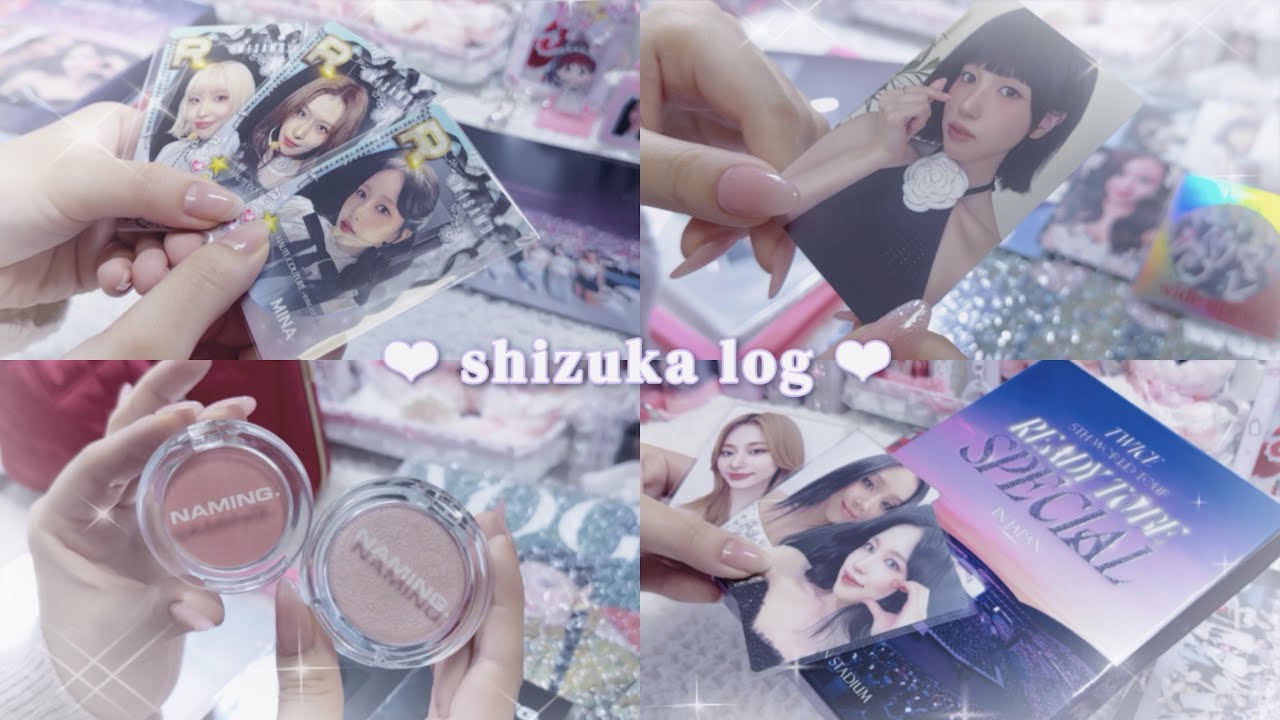【shizukalog3】TWICE/MISAMO/トレカ/vogue/yes , i'm NAYEON/dvd/ライブ/ラブリーグミ/開封/紹介