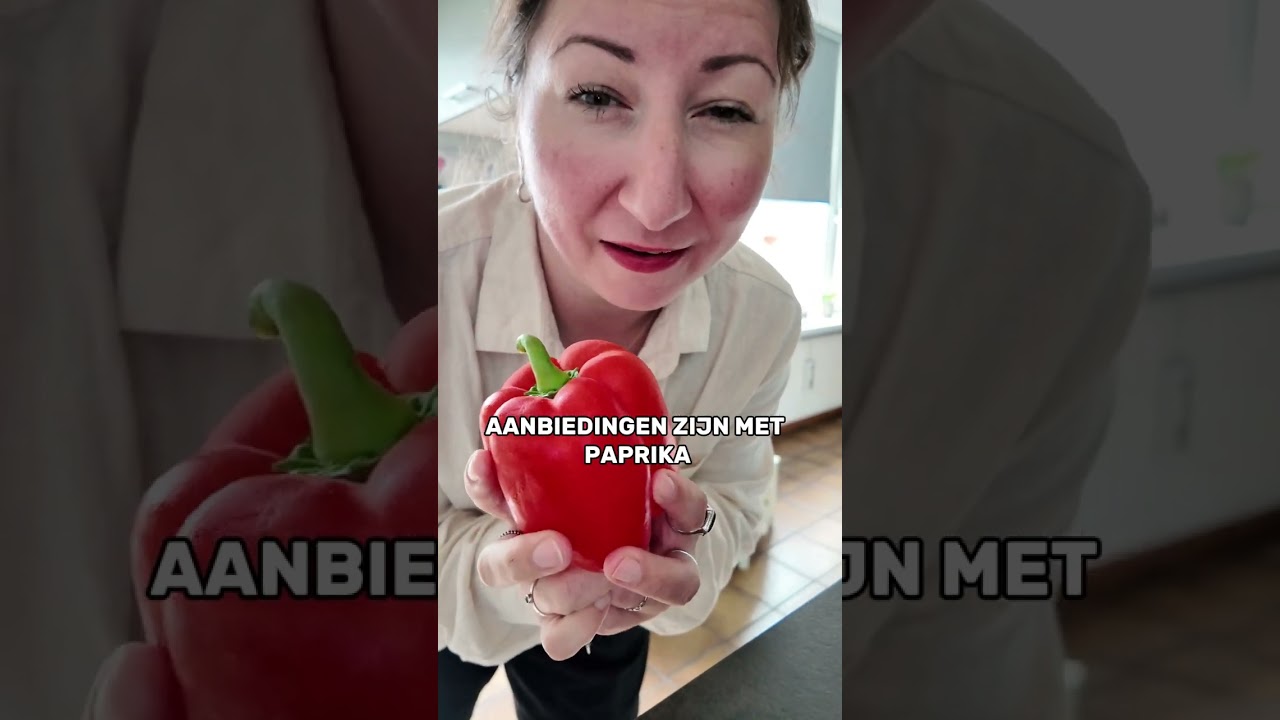 Paprika's invriezen