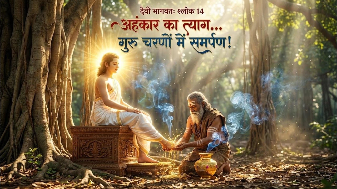देवी भागवत महापुराण श्लोक 14: जब नैमिषारण्य के ऋषियों ने किया सूत जी का दिव्य पूजन!