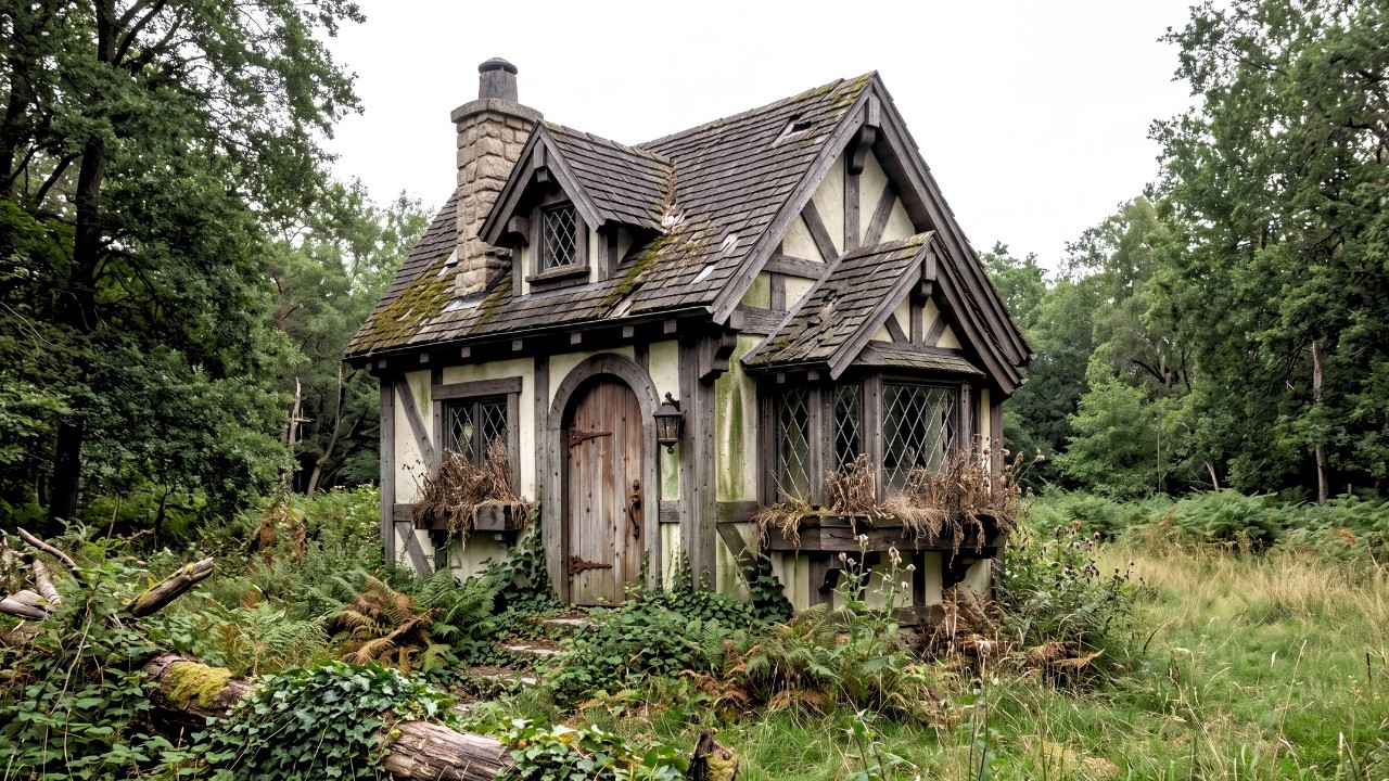 Forgotten English Cottage Rebuilt Into a Charming Tudor-Style Home | ASMR Restoration