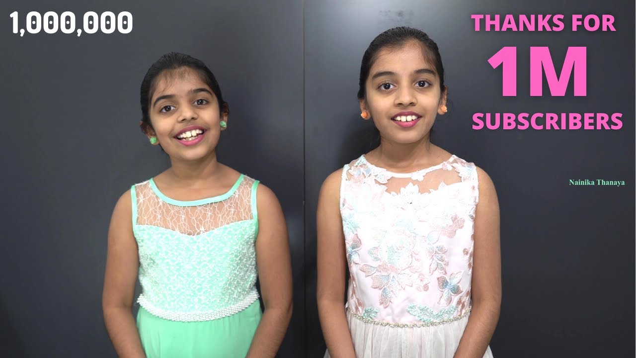 Thank you to our 1M+ subscribers | Wolves song singing | Nainika Thanaya
