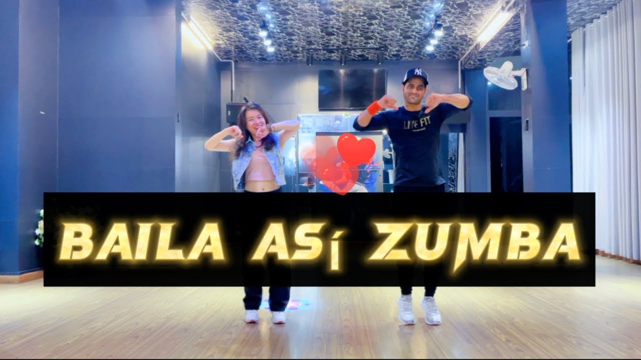 Baila Asi Zumba | Becky G | Play N Skills | Dance Fitness | Dance Workout | Zumba Videos 2022