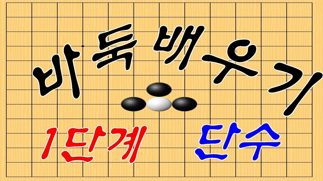 바둑배우기 입문과정 1단계 단수